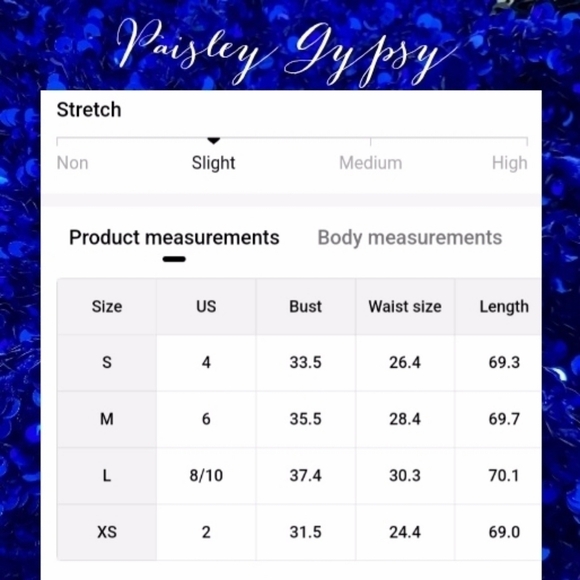 Blue Sequined Pendulum Special Event Maxi Dress - Picture 12 of 16